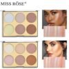 Miss Rose 6 Colors Highlighter Palette